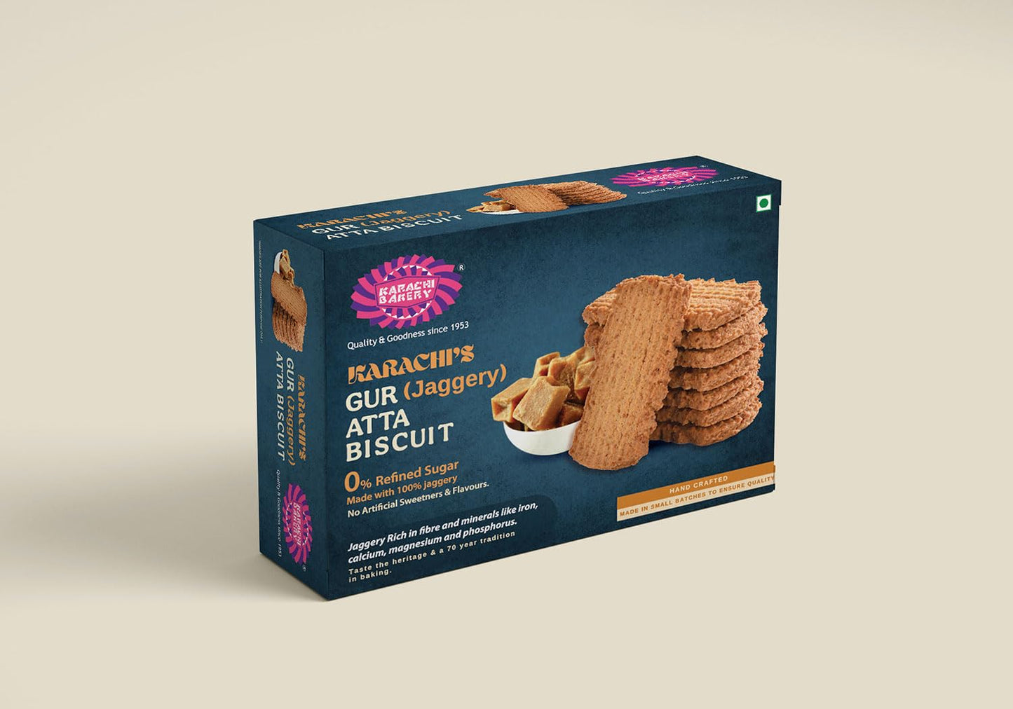 Karachi's Gur Atta Biscuit 300gm