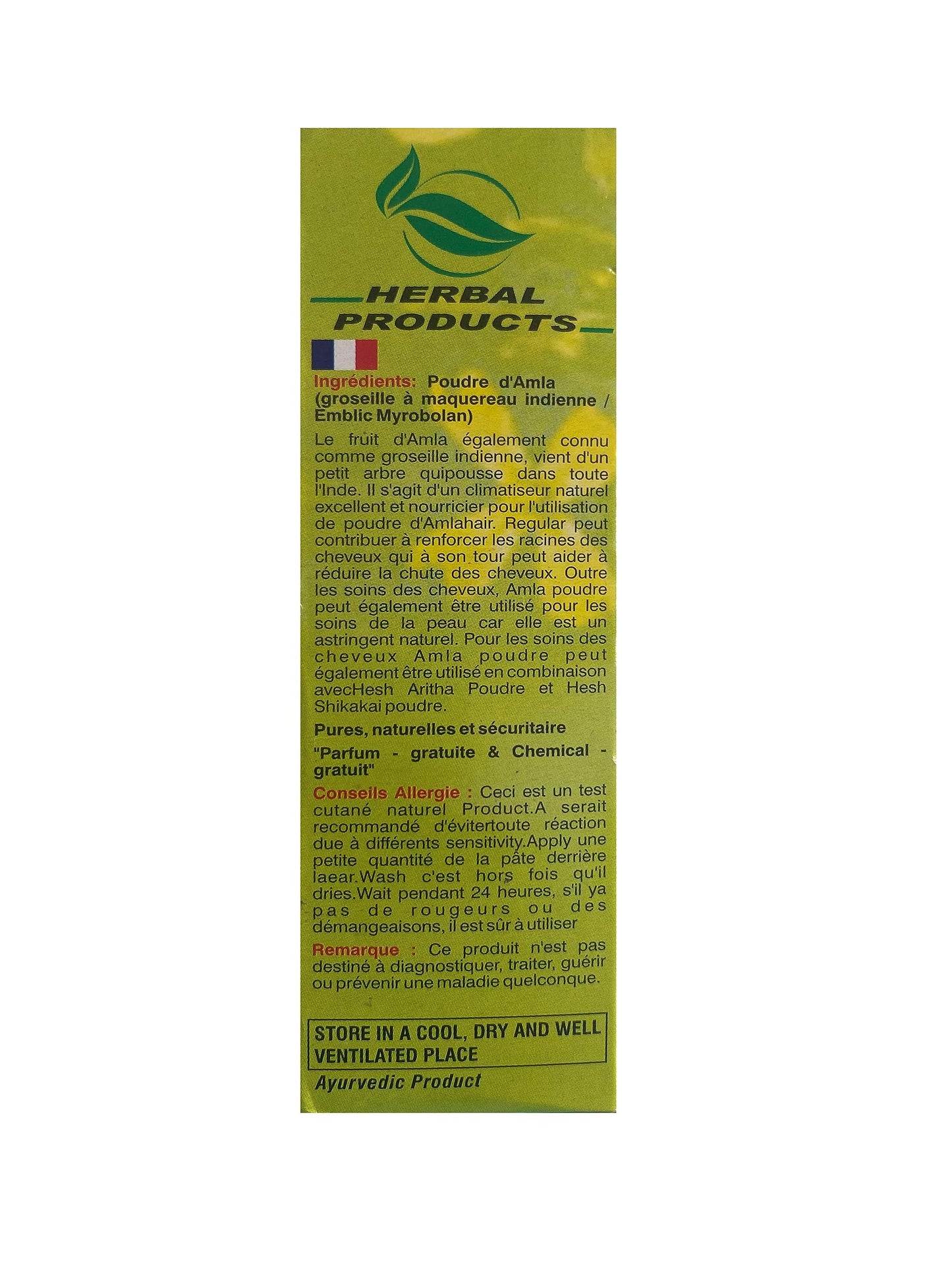 Hesh Pharma Amla Hair Powder 3.5oz., 100g (Pack of 2)