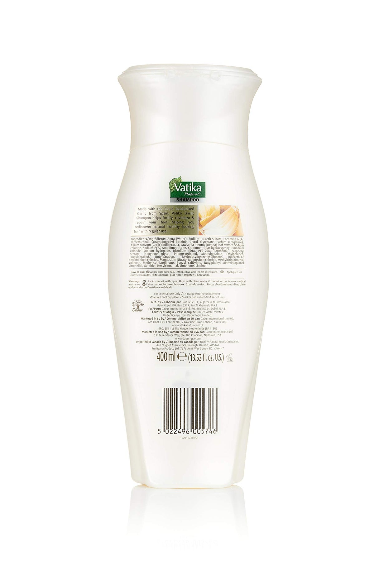 Dabur Vatika Naturals Garlic Shampoo 400ml