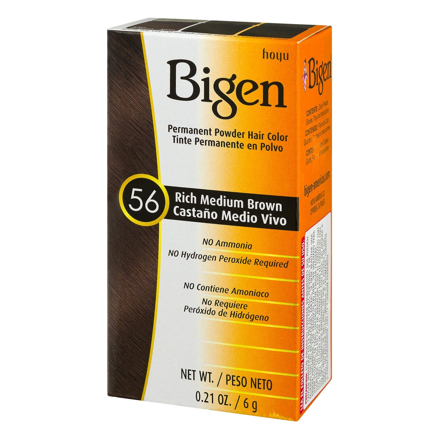 Bigen Powder Hair Color- Rich Medium Brown 6 gms