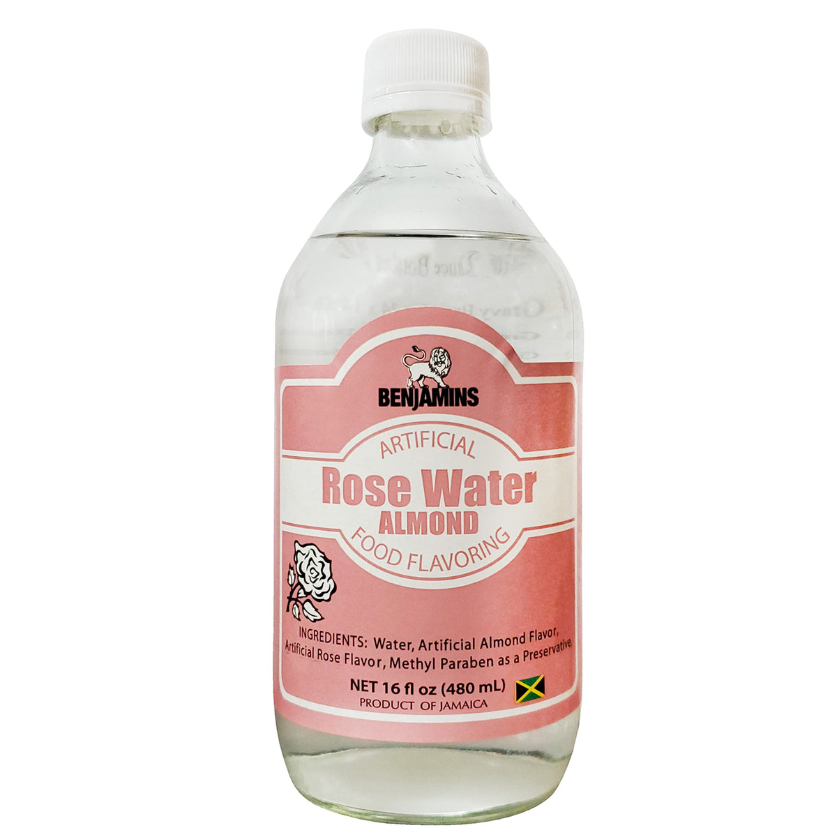 Benjamins Rose Water Almond Food Flavoring (3 Pack, Total of 48fl.oz)