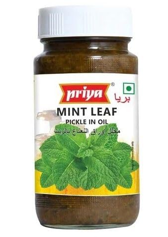 Priya Mint (Pudina) Pickle Without Garlic 300g