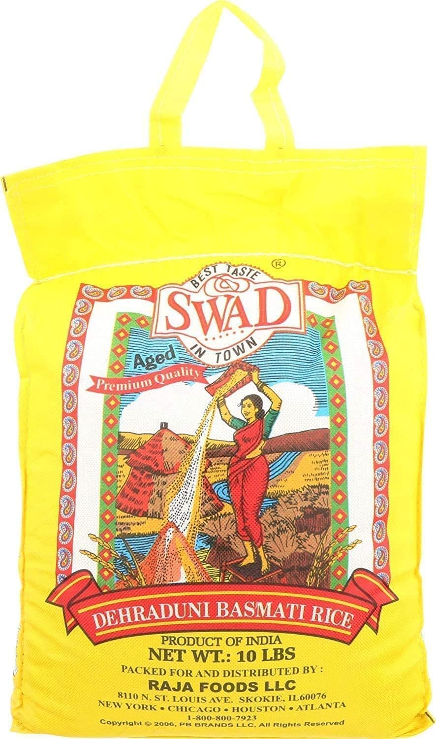 Swad Dehradun Basmati Rice 10 lbs - Basmati Rice