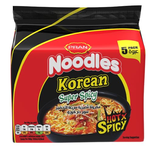 PRAN Korean Super Spicy Noodles 5Pack