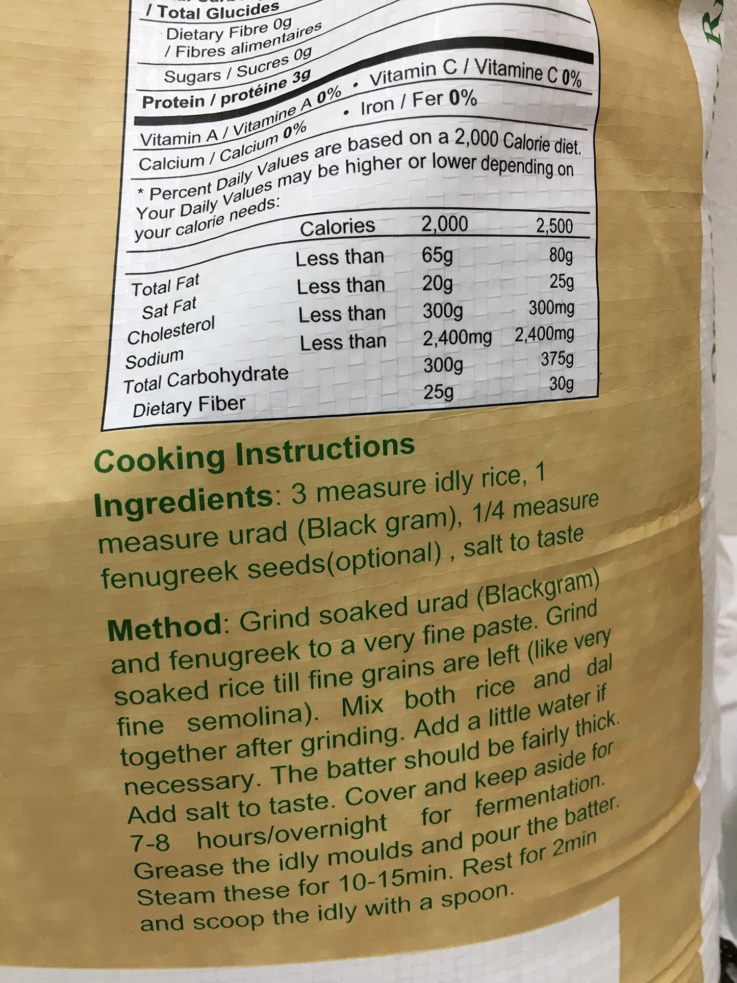 24 Mantra Organic Idly Rice 20 lbs