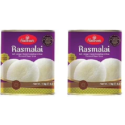 Pack Of 2 - Haldiram's Rasmalai - 1 Kg