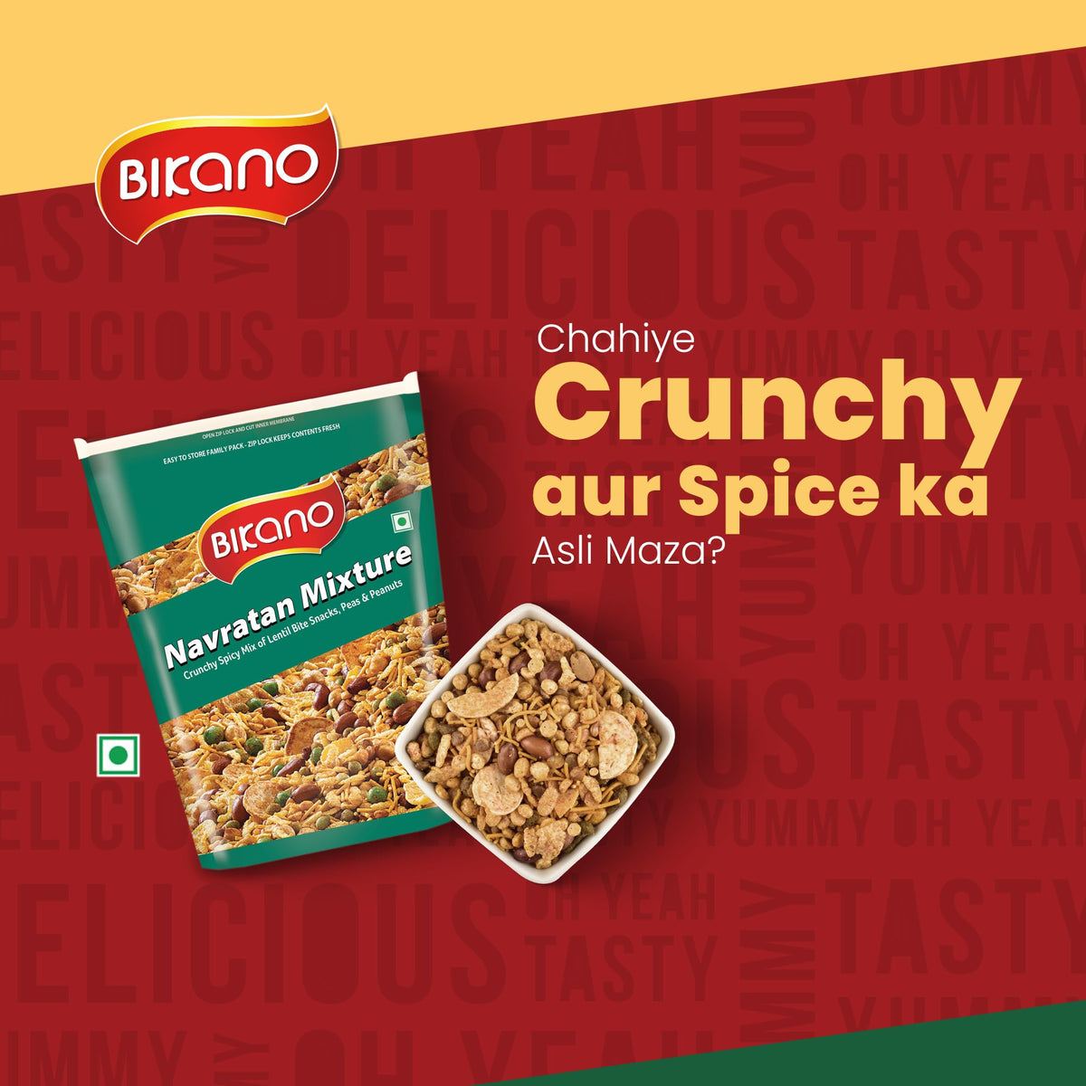 Bikano by Bikanervala Navratan Mix, Navrattan Mix, 1kg (35.2oz)