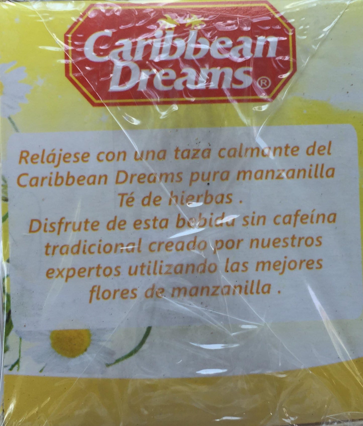 Caribbean Dreams Chamomile Herbal Tea Caffeine Free, 24 Tea Bags (3 Pack)