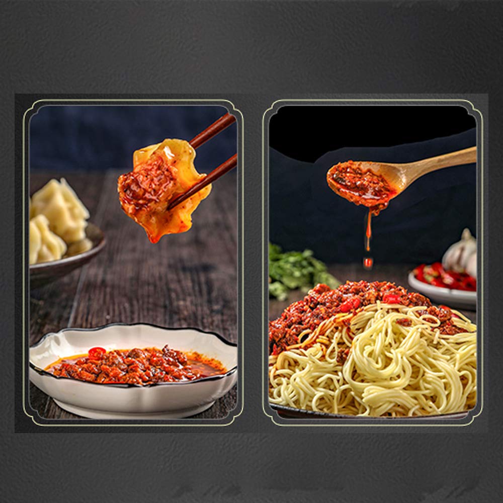Fan Sao Guang Preserved Mushroom Chili Sauce Hot Chili Oil of Sichuan Cuisine Taste Chili Crisp Spicy Delicious Perfect for Everything (9.8 Oz)