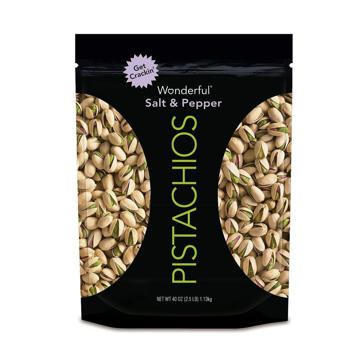 Roasted Pistachios with Salt & pepper 22 oz - Food / Masala / Dal