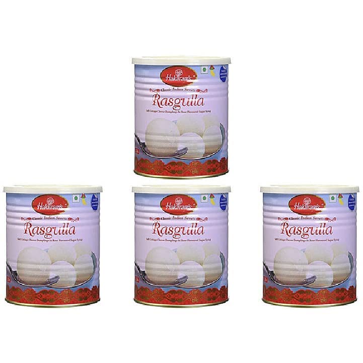 Pack Of 4 - Haldiram's Rasgulla - 1 Kg