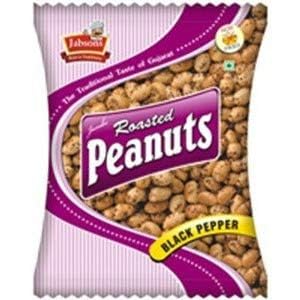 Jabsons Roasted Peanuts- Black Pepper 140 gms - Indian Snack