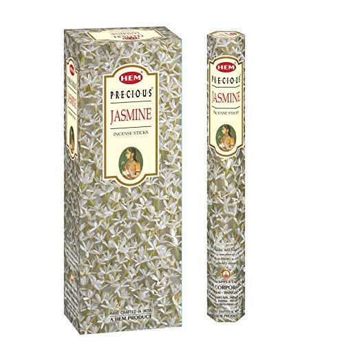 HEM Precious Jasmine - Box of Six 20 Gram Tubes Incense
