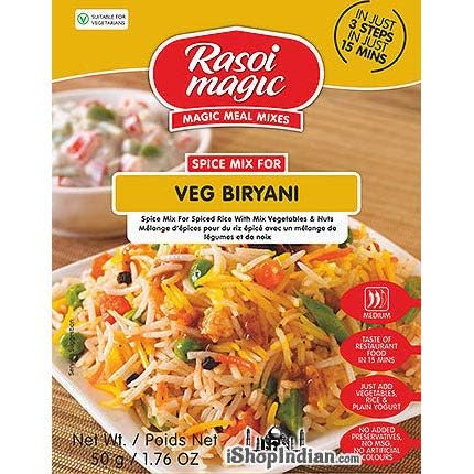 Pack of 2 - Rasoi Magic Veg Biryani Mix (1.76 Ounces Each)