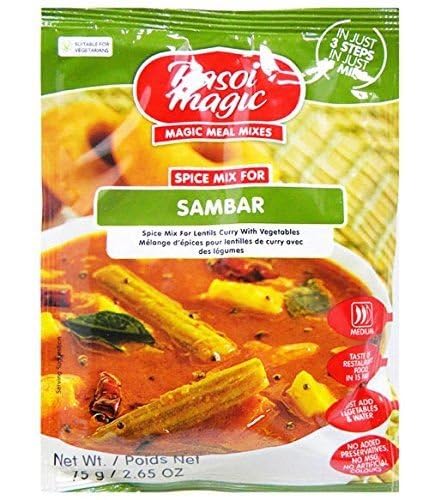 Rasoi Magic Sambar Seasoning Mix Spices 50Gm/1.76 Oz - Rasoi Magic Mix
