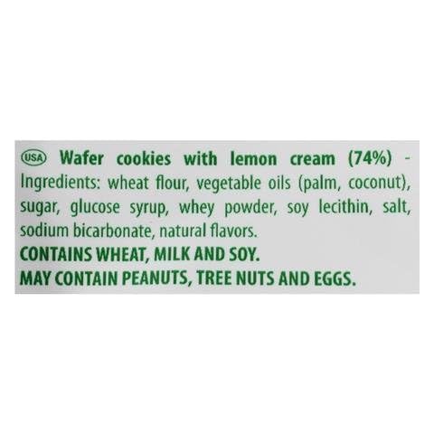 Gastone Lago Party Wafers Lemon Cream Filling 8.82 oz, 250g (Pack of 3) (Lemon, 3-Pack)