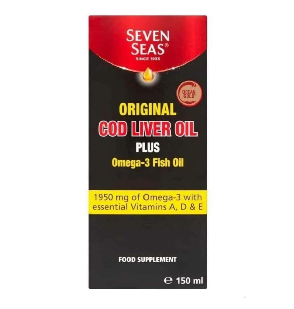 Seven Seas Orig Cod Liver Oil Plus Omega-3 Fish Oil 450ml
