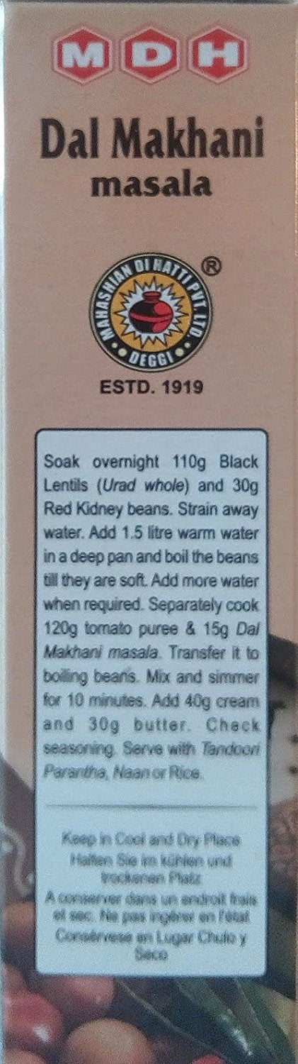 MDH Dal Makhani Masala 100 gms - Indian Spices