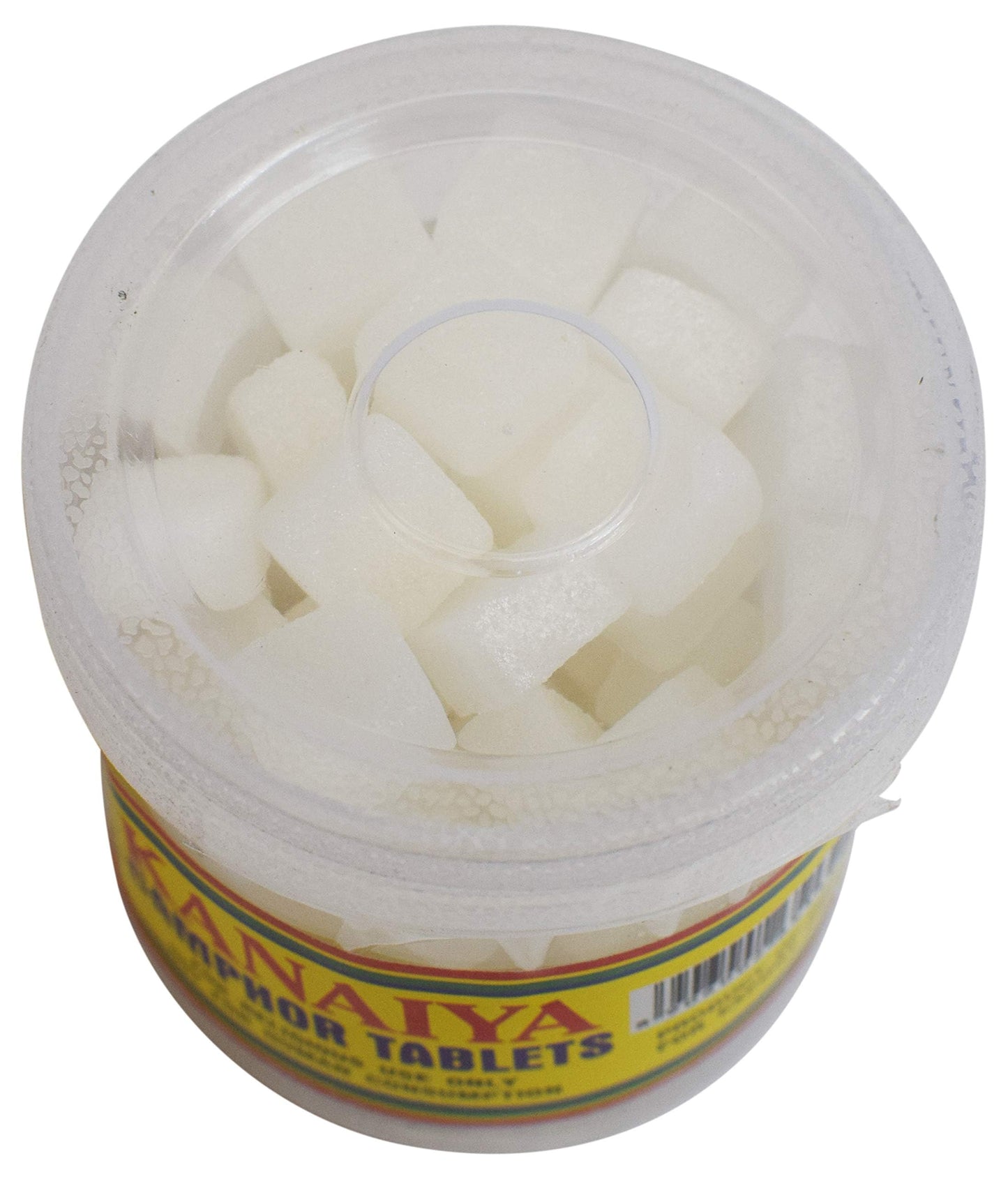 Camphor Tablets from India - 100 Grams - 32 Tablets - Kanaiya