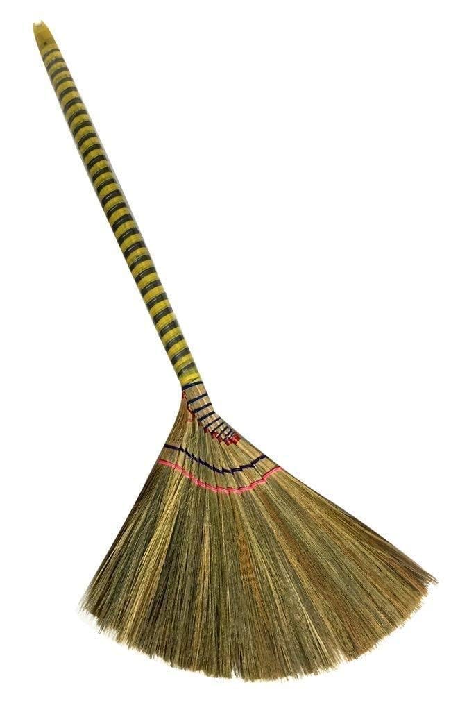 One Vietnamese Soft Fan (Straw) Broom, 40 Inch