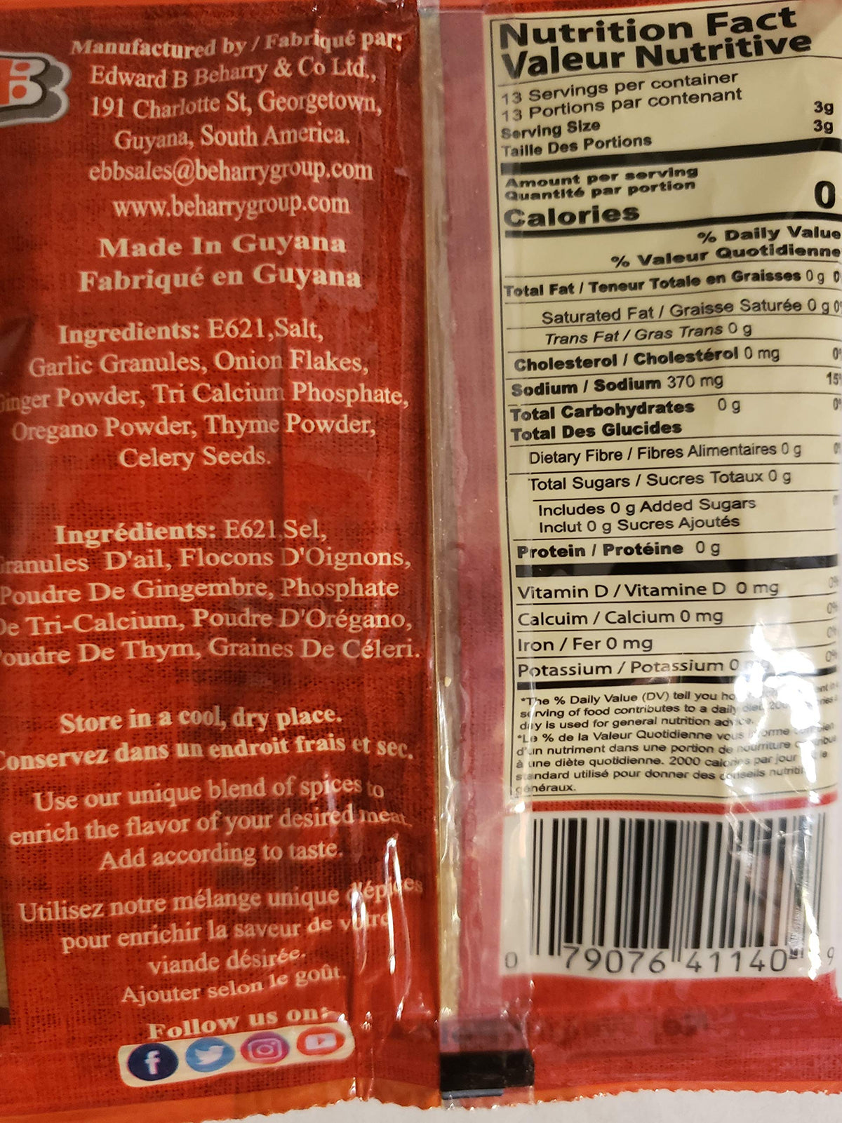 Indi Chicken Seasoning 40g (Pack of 2)