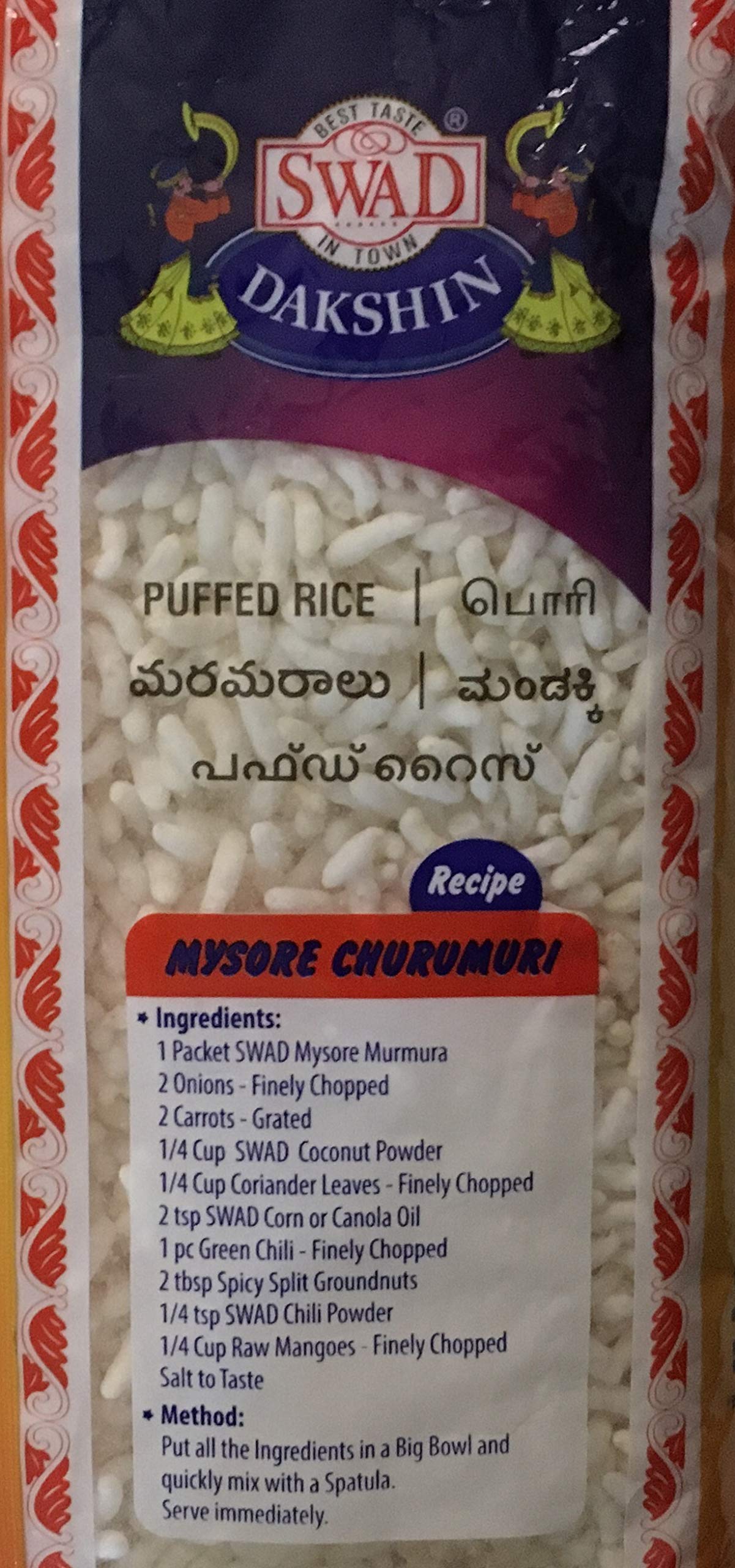 Swad Mysore Murmura 10.5 Oz - Food / Masala / Dal