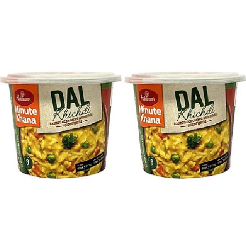 Pack Of 2 - Haldiram's Minute Khana Dal Khichdi - 60 Gm - Haldiram Minute Khana