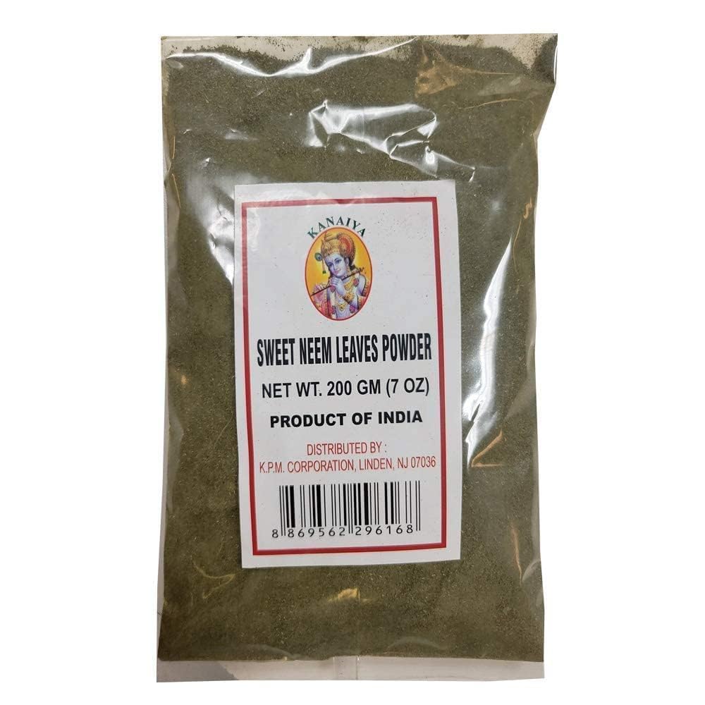 Kanaiya Sweet Neem Leaves Powder, 100 Grams(gm) - Food / Masala / Dal