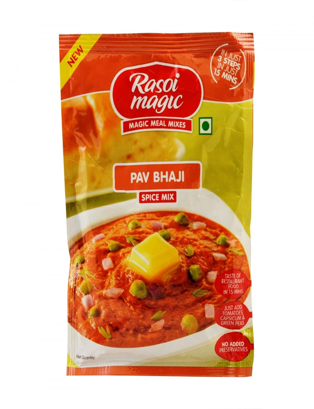 Rasoi Magic Pav Bhaji Spice Mix 55Gm (Pack Of 3)