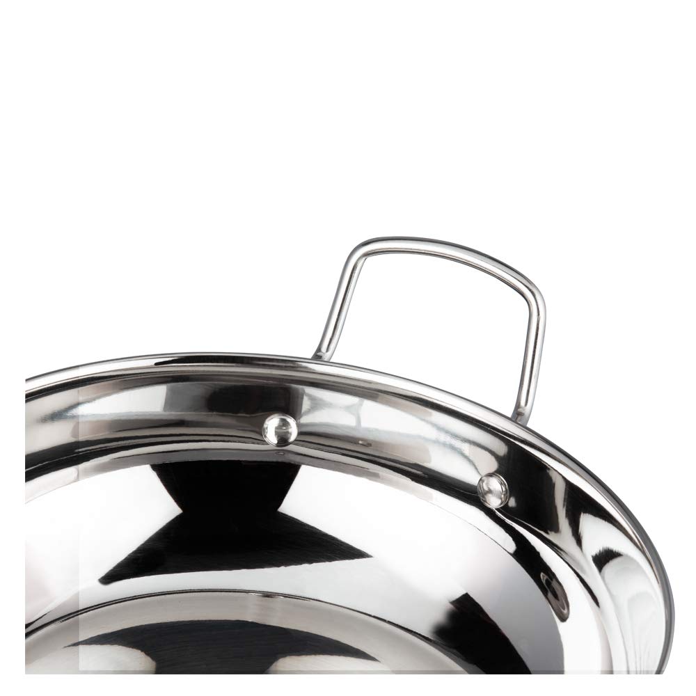 Vinod Kadai St. Steel with lid 26 cms 4 Litres