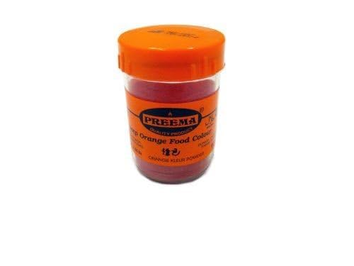 Preema Deep Orange Food Colour - 25g x 3 - Food / Masala / Dal