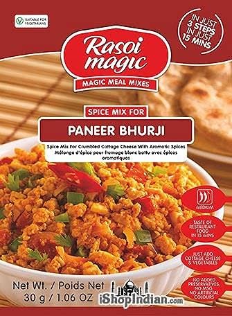 Rasoi Magic - Paneer Bhurji - (spice mix for crumbled cottage cheese with aromatic spices) - 30g - (pack of 3)
