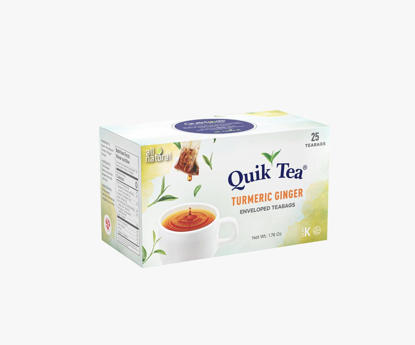 Quik Tea Turmeric Ginger 25Bags