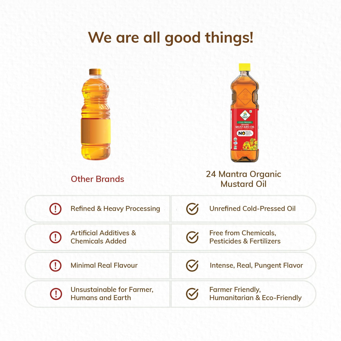 24 Mantra Organic Mustard Oil 1 Litre