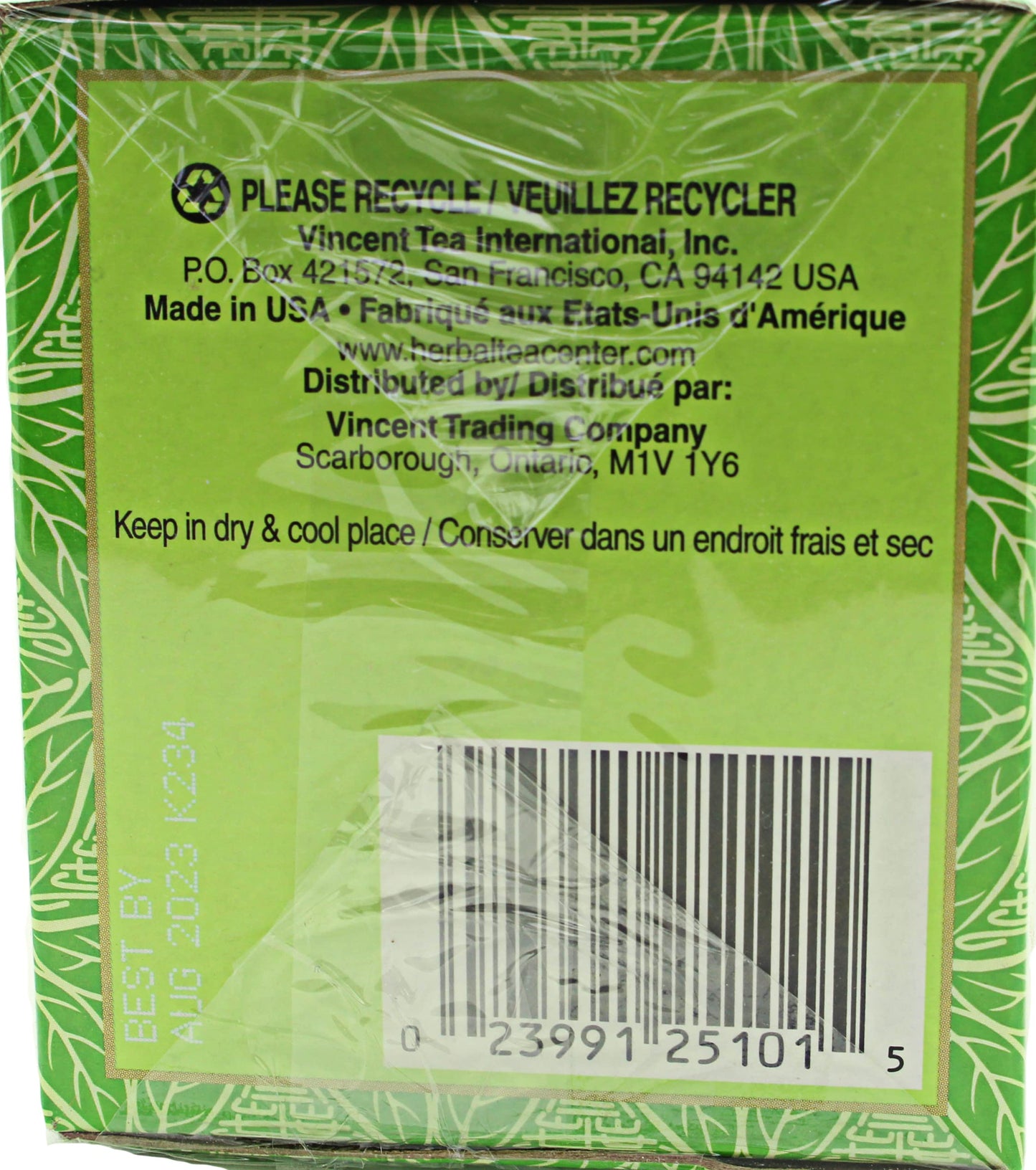 Triple Leaf Brand Dieters' Tea, Green, 20-Count
