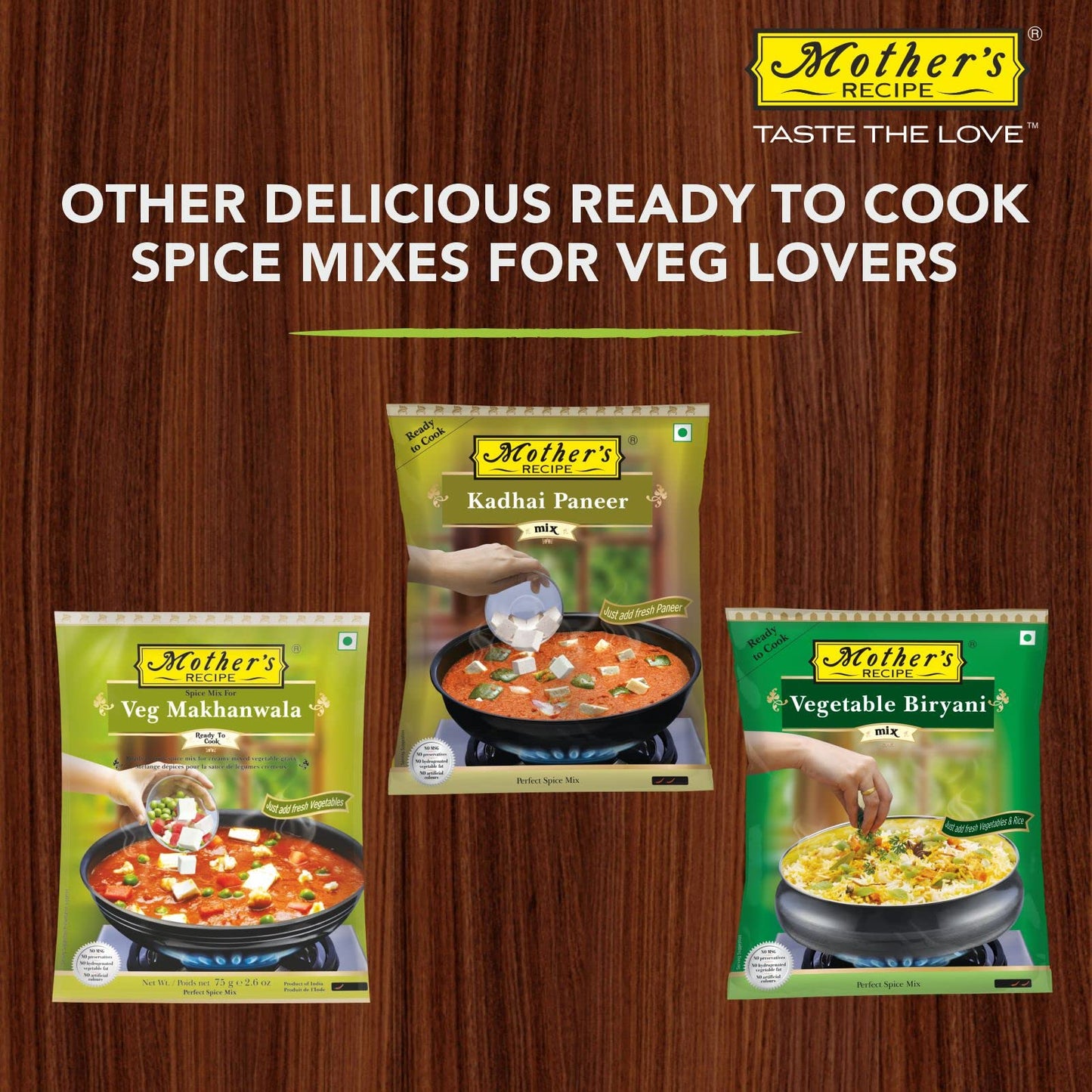 Mother's Recipe Spice mix for Pav Bhaji 100 gms - Indian Spices