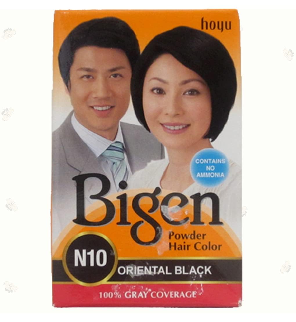 Bigen Powder hair Color N10 Oriental Black