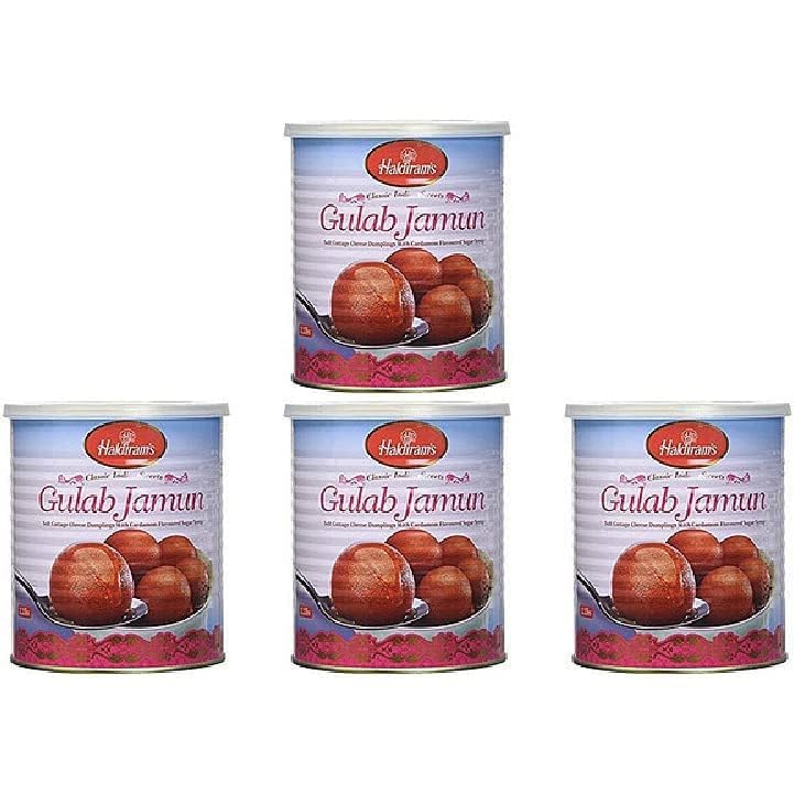 Pack Of 4 - Haldiram's Gulab Jamun - 1 Kg