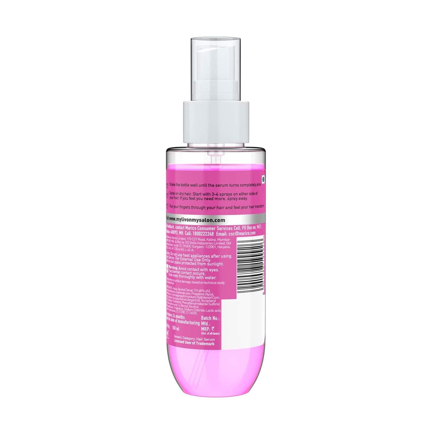 Livon Shake and Spray Hair Serum, 100ml