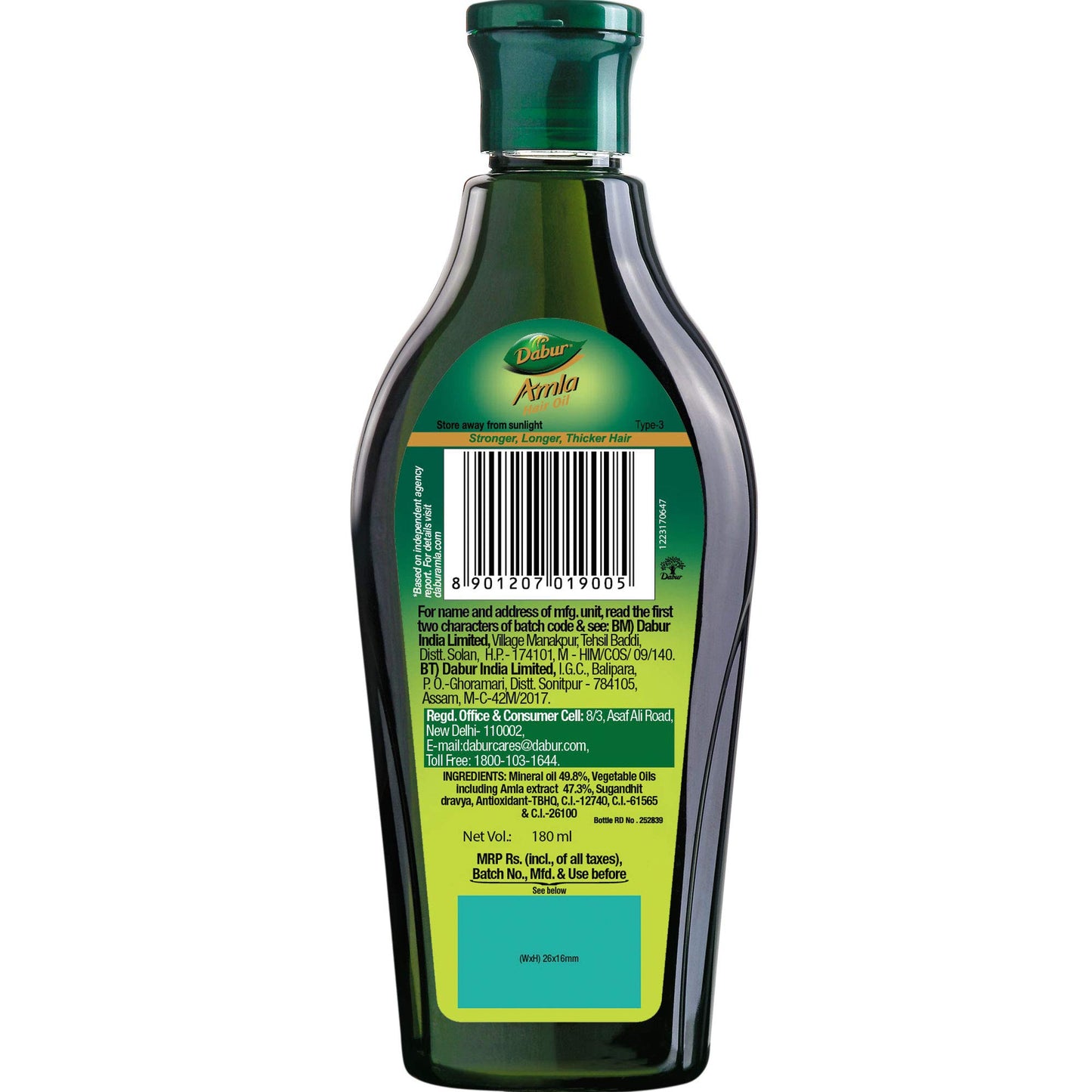 Dabur Amla Hair Oil 180 ml