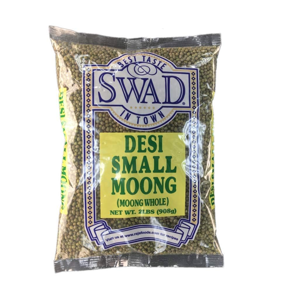 Swad Desi Whole Moong Small 4 lbs - Food / Masala / Dal