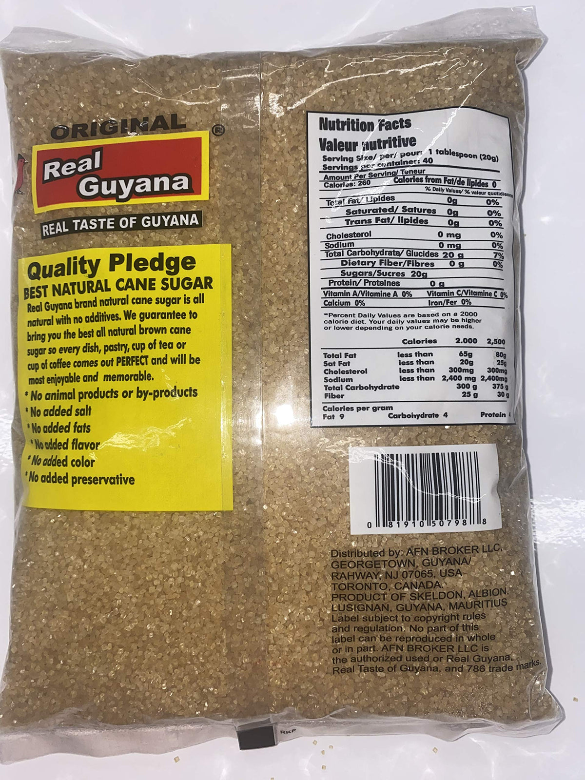 Real Guyana Cane Sugar