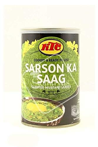 KTC Sarson Ka Saag (curried mustard leaves) - 425g - (pack of 2)
