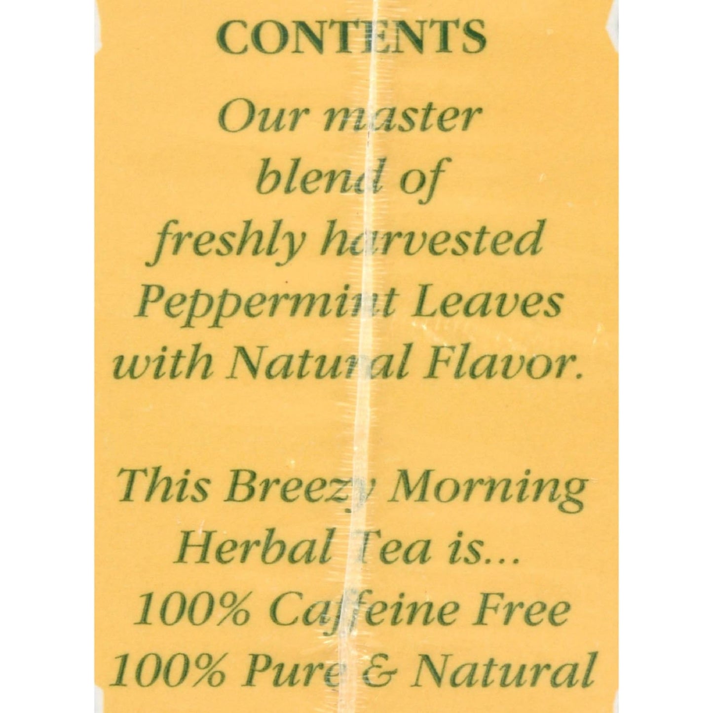 Breezy Morning Peppermint Harvest Tea 20 teabags (Pack of 1)