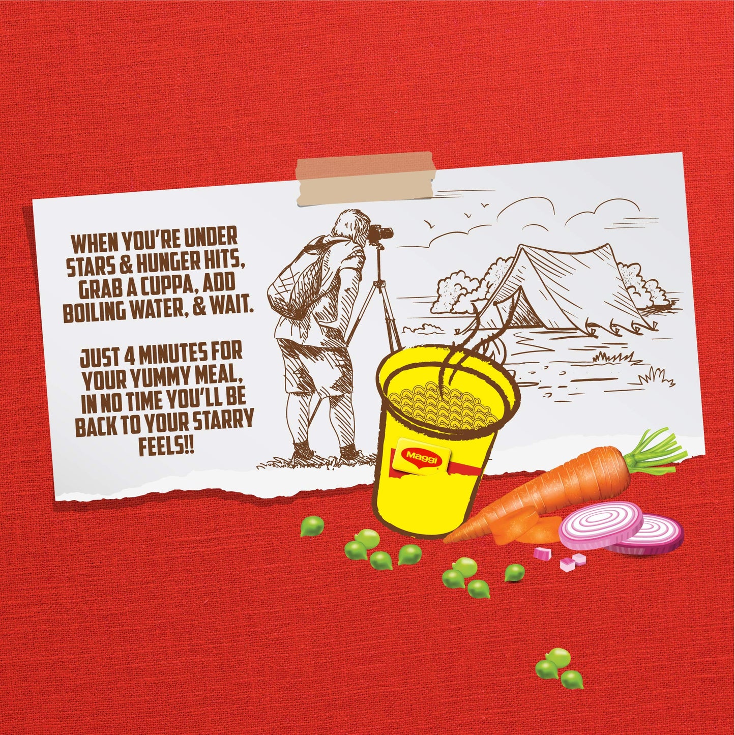 Maggi Chilli Chow Cuppa Noodles 70 gms