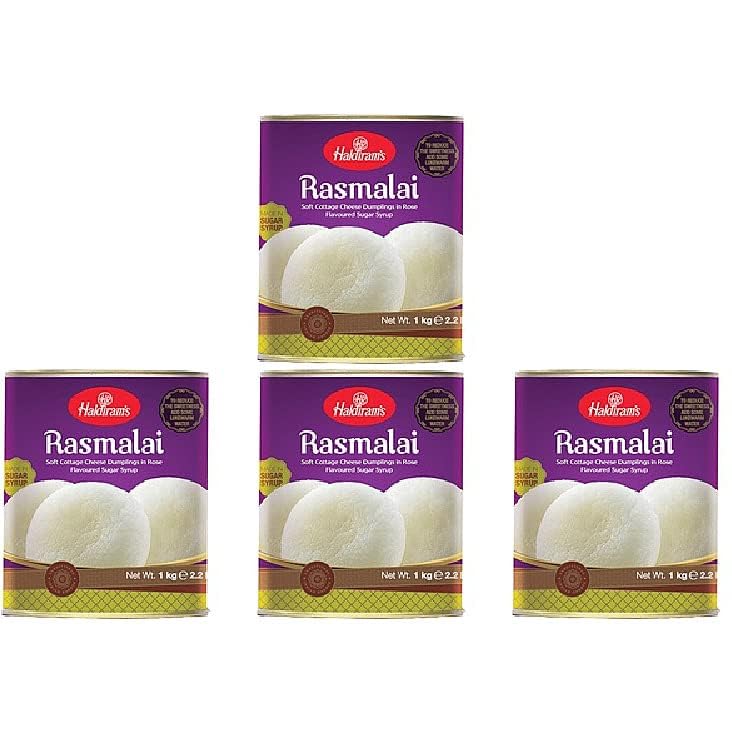 Pack Of 4 - Haldiram's Rasmalai - 1 Kg