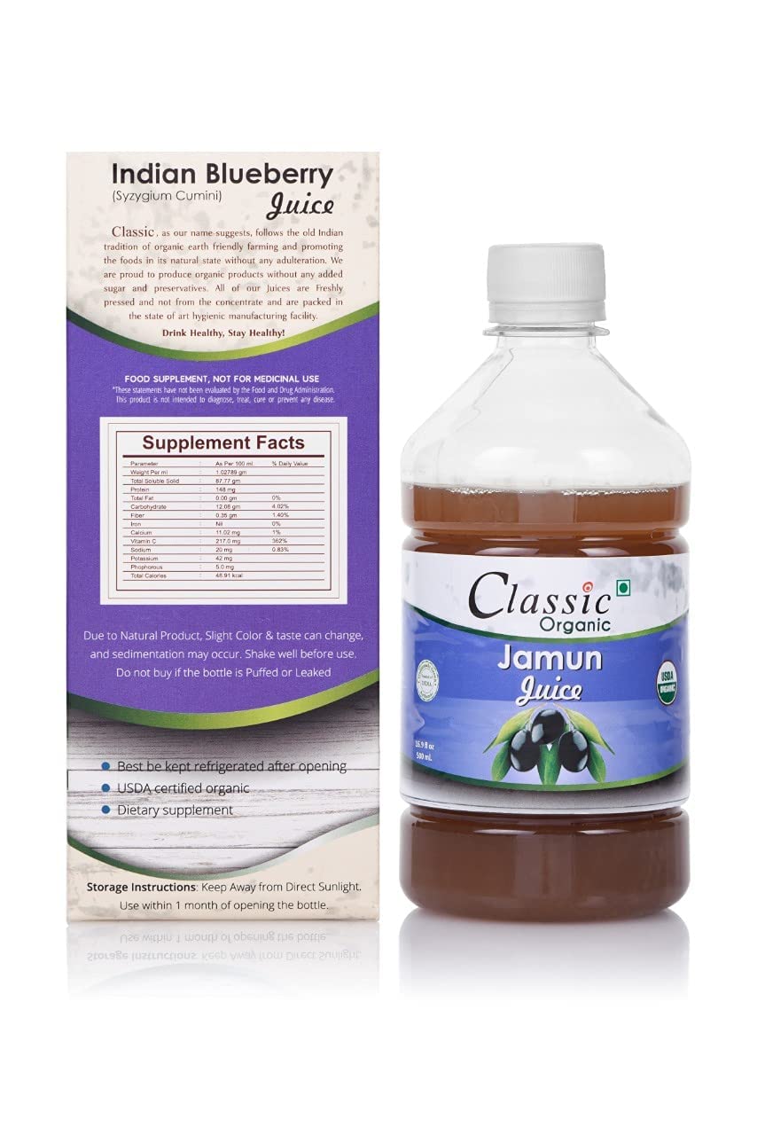 Classic Organic Jamun Juice 500ml