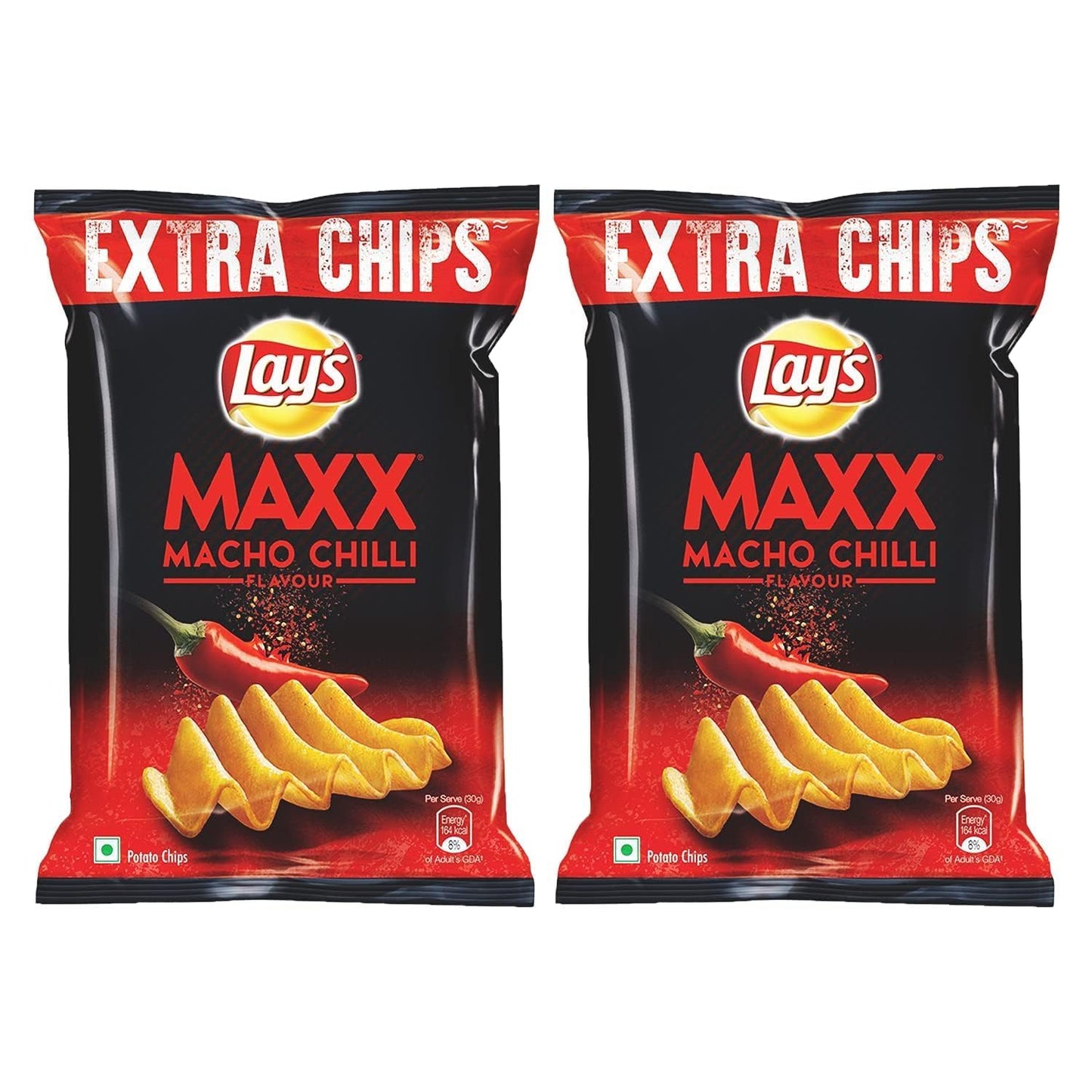 Lay's Maxx Macho Chilli from India (2 pack)