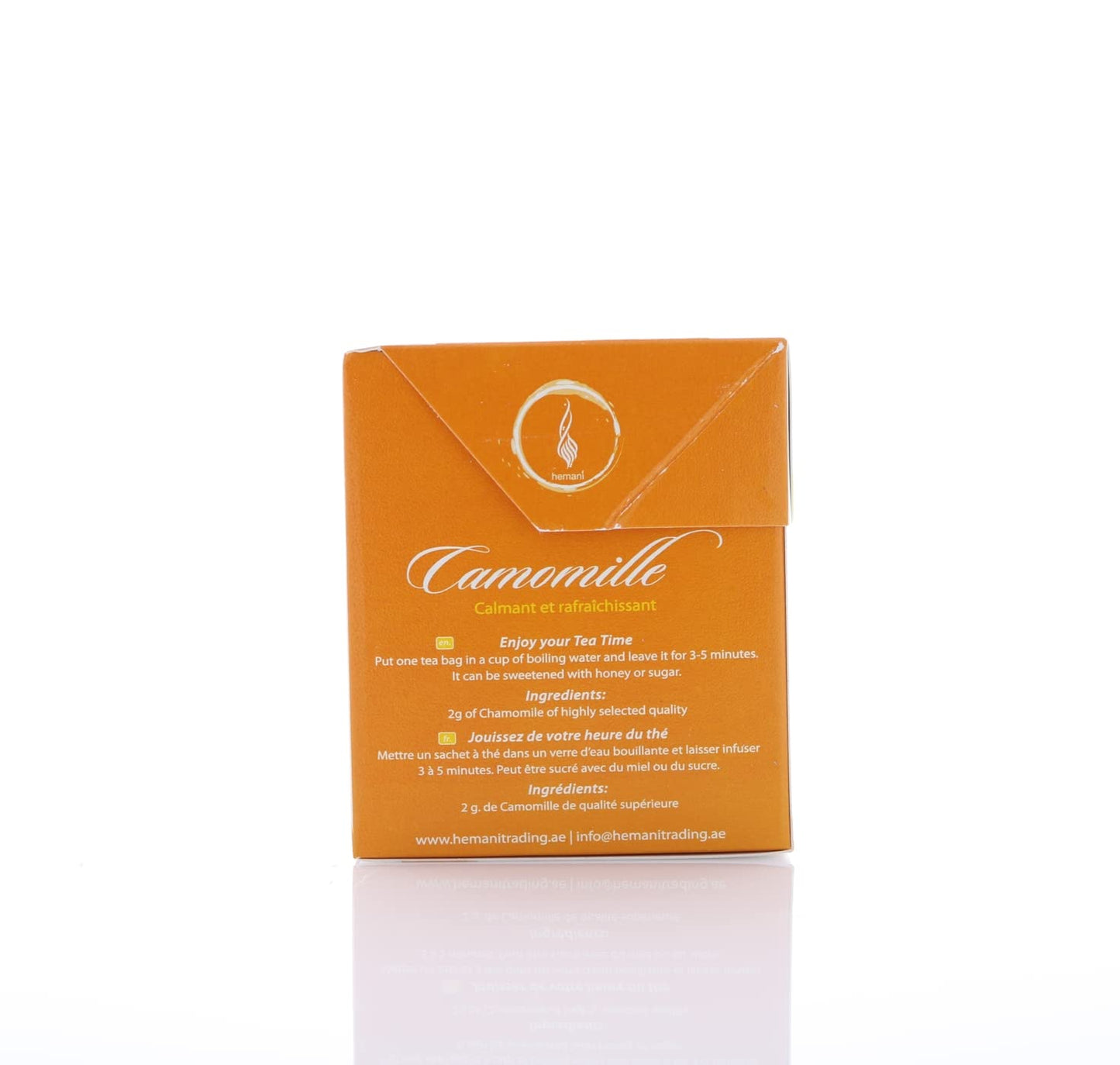 HEMANI Herbal Tea - Chamomile - 20 Tea Bags in Box