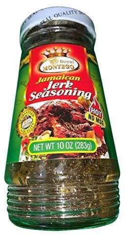 Royal Montego Jamaican Jerk Seasoning HOT 10 oz (2 Bottles)